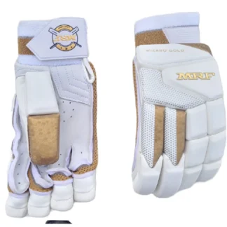 mrf wizard gold batting gloves junior